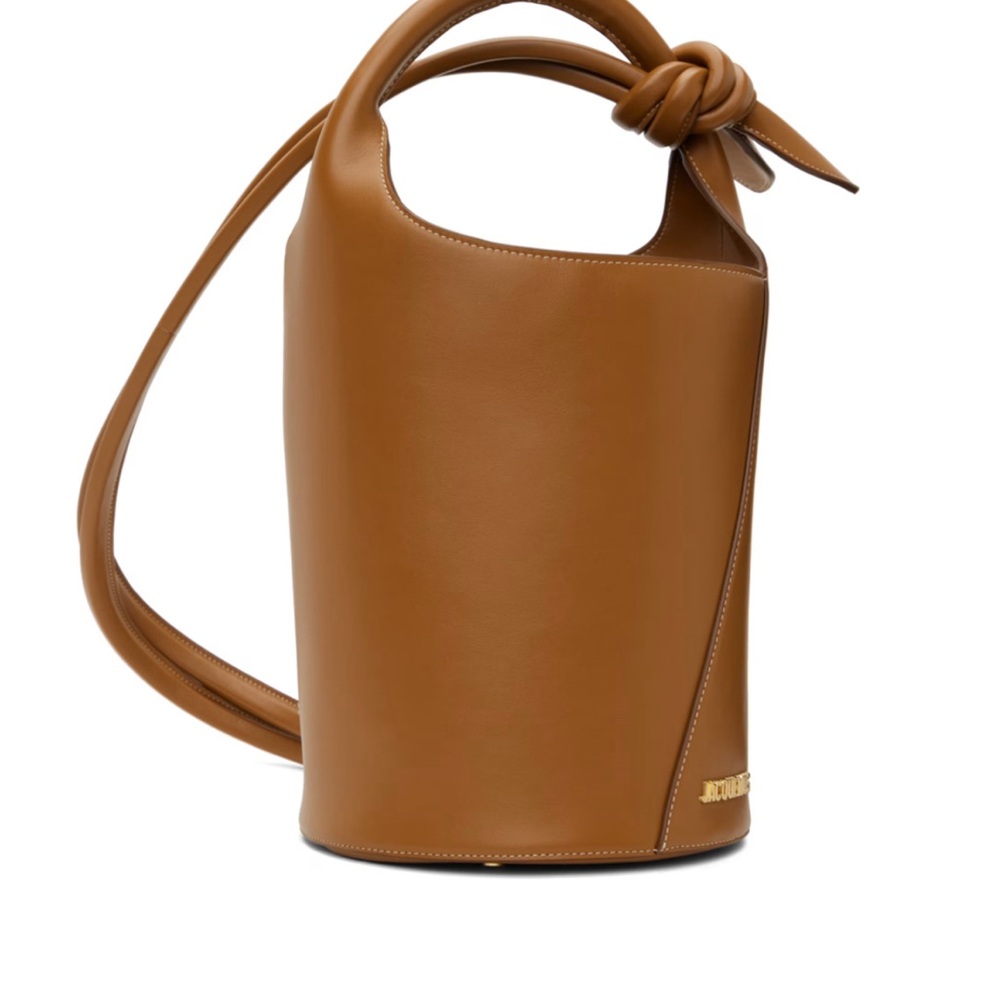 NWT Jacquemus Brown 'Le petit Tourni' Bag - Picture 7 of 8